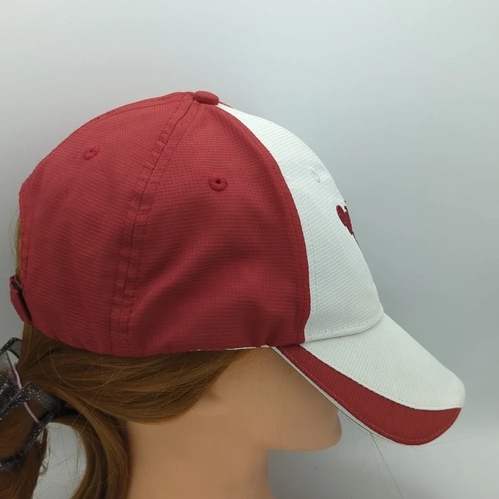 Prairie Landing Golf Club Hat 2012 Member Imperial High Tech White Red Cap Golf